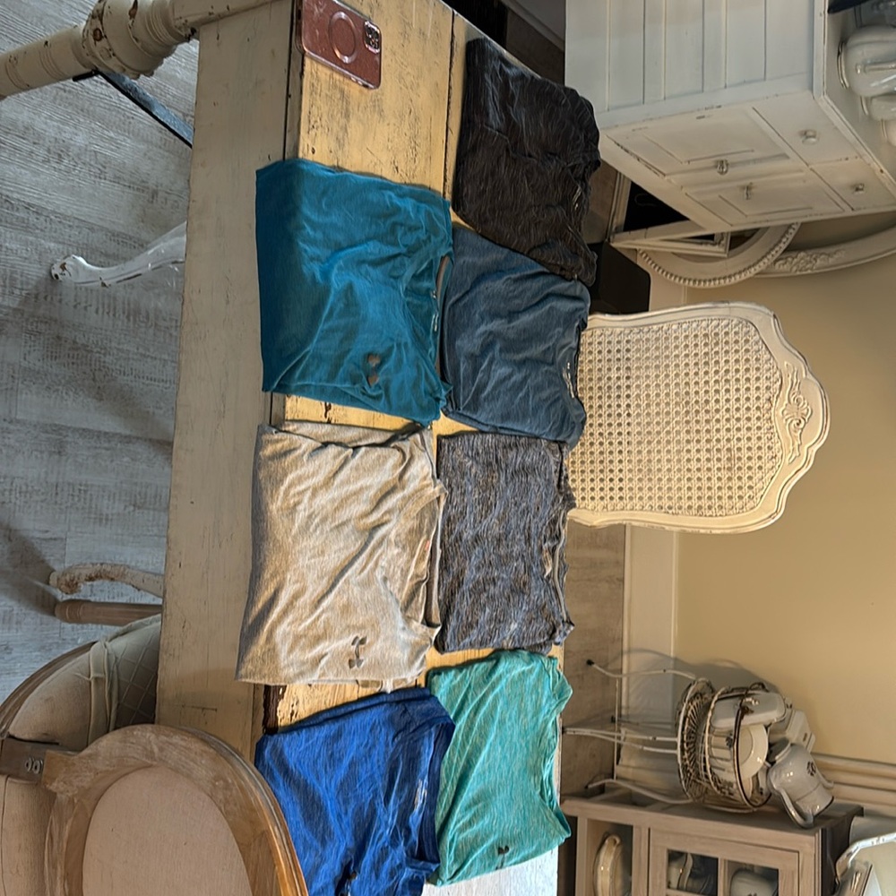 Under Armour shirts bundle, assorted colors, breathable and lightweight 2XL